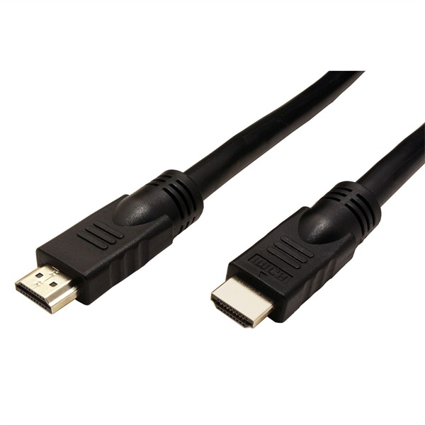 ROLINE Kábel HDMI 2.0 HDMI - HDMI, High Speed Ethernettel, 4K@60Hz, aktív, UltraHD, 15m, fekete