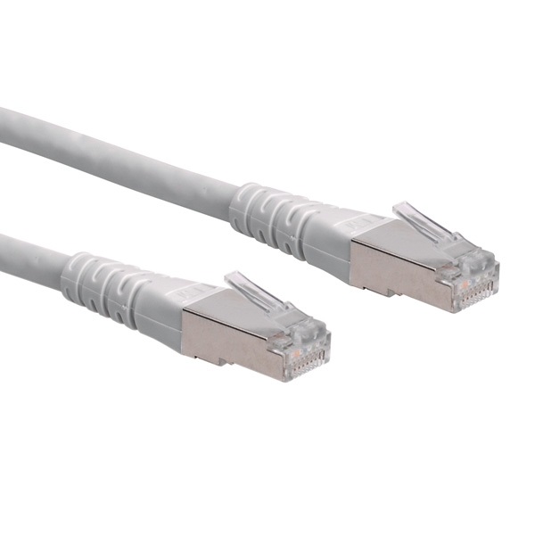 ROLINE Patch kábel S/FTP, Cat6, szürke,   2m