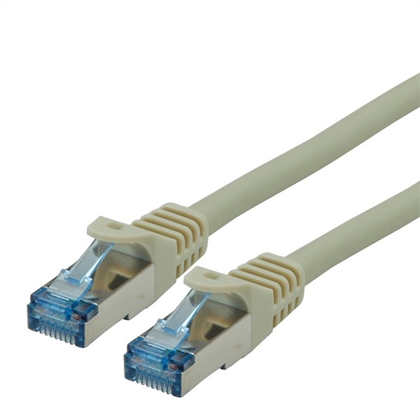 ROLINE Patch kábel S/FTP PATCH CAT6a LSOH,    1m, szürke