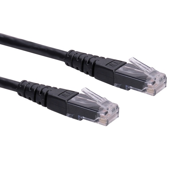 ROLINE Patch kábel UTP CAT6,   5m, fekete