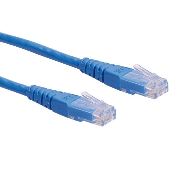 ROLINE Patch kábel UTP CAT6,   0,3m, kék