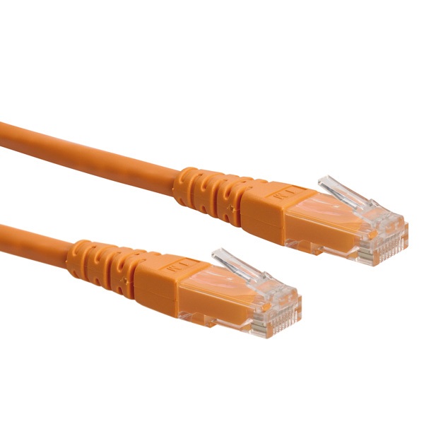 ROLINE Patch kábel UTP CAT6,   1m, narancs
