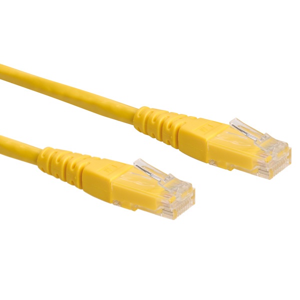 ROLINE Patch kábel UTP CAT6,   2m, sárga