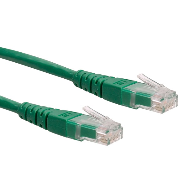 ROLINE Patch kábel UTP CAT6,   0,3m, zöld