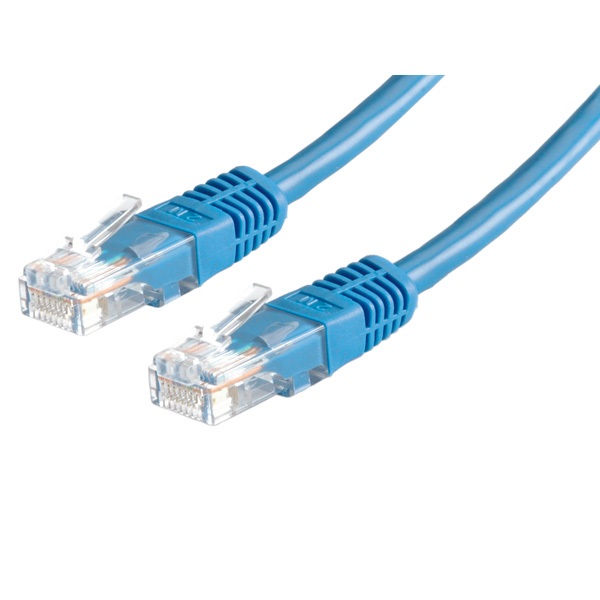 ROLINE Patch kábel UTP CAT5e,   2m, kék