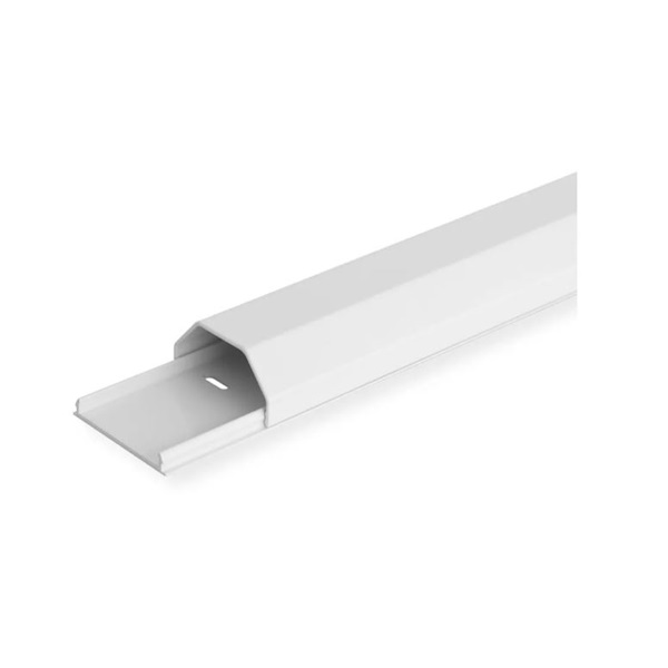 ROLINE Kábelfedél, kábeltakaró, Alumínium, 33x18mm, fehér, 1,1 m