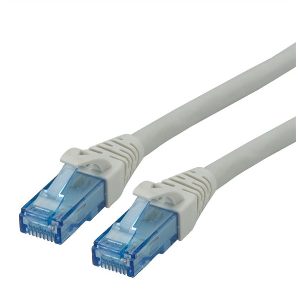 ROLINE Patch kábel UTP CAT6a LSOH, kihúzásgátló,   2m, szürke