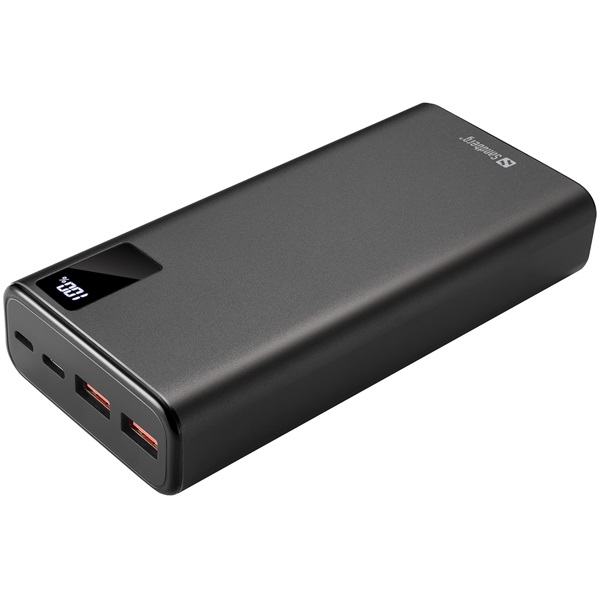 Sandberg PD20W 20000mAh Li-ion powerbank fekete (QC3.0)