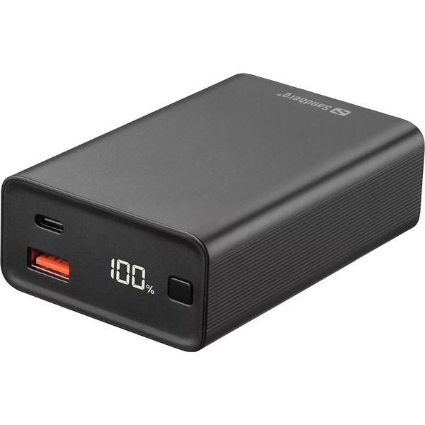 SANDBERG Hordozható akkumulátor, Travel powerbank 20000 PD65W