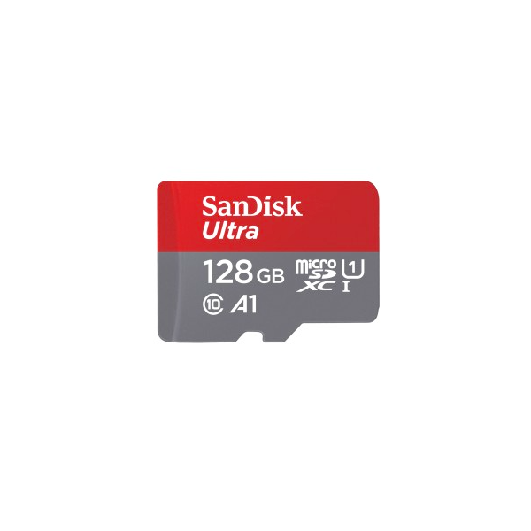 SANDISK 215422, MICROSD ULTRA ANDROID KÁRTYA 128GB, 140MB/s, A1, Class 10, UHS-I