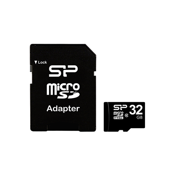 SILICON POWER Memóriakártya MicroSDHC 8GB CL10 + adapter