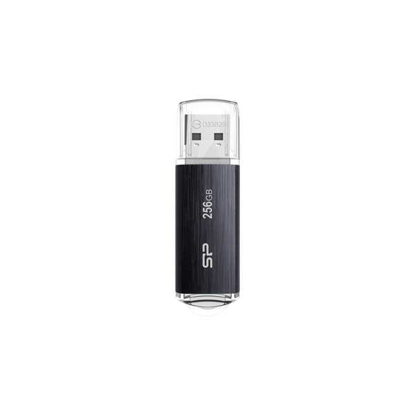SILICON POWER Pendrive 256GB, Blaze - B02 USB 3.2 Gen 1, Fekete