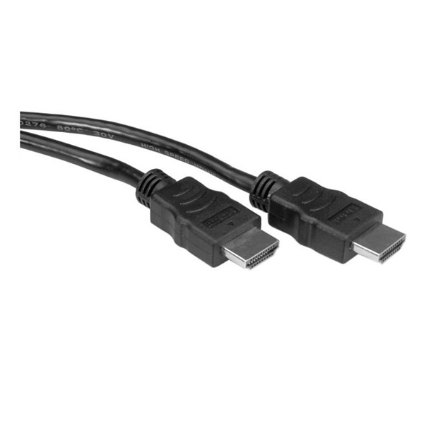 STANDARD Kábel HDMI - HDMI 4K@30Hz Ethernet M/M 3m, fekete