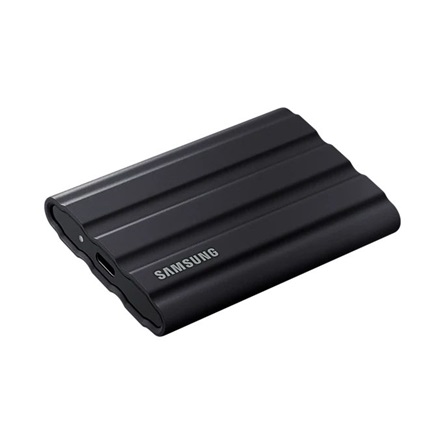 SAMSUNG Hordozható SSD T7 Shield, USB 3.2 Gen.2 (10Gbps), 1TB, Fekete