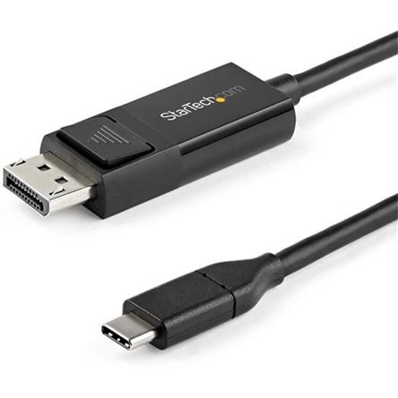 StarTech USB-C / Thunderbolt -> DisplayPort 1.2 M/M video kábel 2m fekete