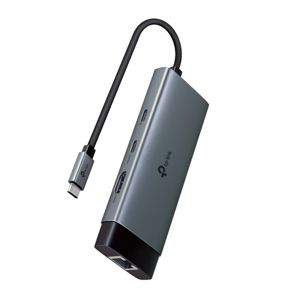 TP-LINK USB Type-C HUB 6 portos 1xHDMI + 1xLAN + 1xPD 100W + 1xUSB-C, 2xUSB, UH6120C