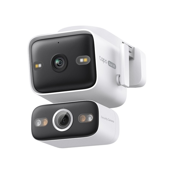 TP-LINK Wireless Kamera Cloud kültéri forgatható színes éjjellátó dupla lencse AI támogatás, TAPO C575D