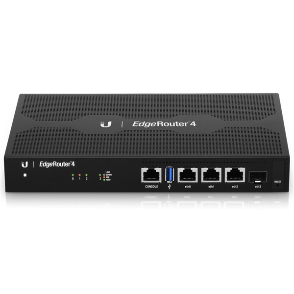 UBiQUiTi EdgeRouter 3x1000Mbps + 1x1000Mbps SFP, Asztali - ER-4