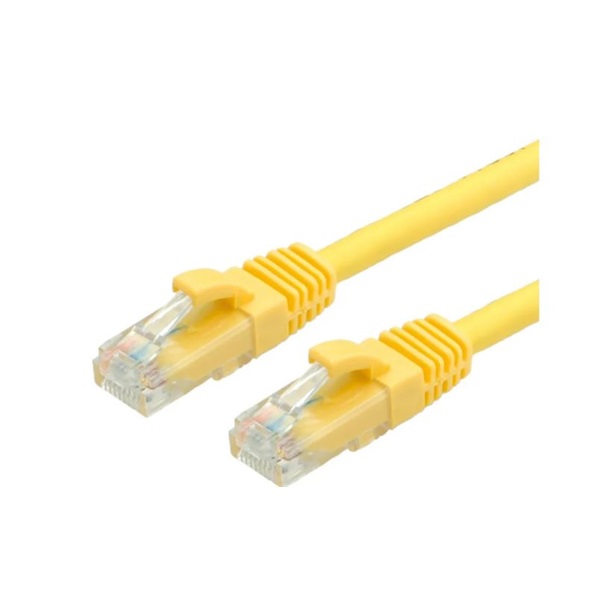 VALUE Kábel UTP CAT6 LSOH, kihúzás gátló, 0,5m, sárga