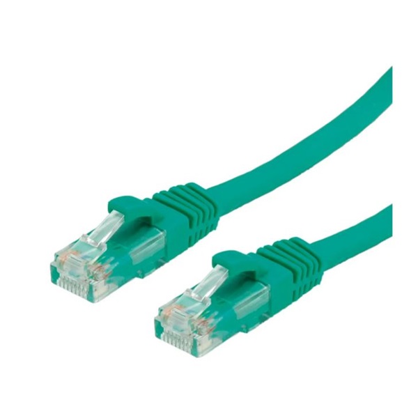 VALUE Kábel UTP CAT6 LSOH, kihúzás gátló, 0,5m, zöld