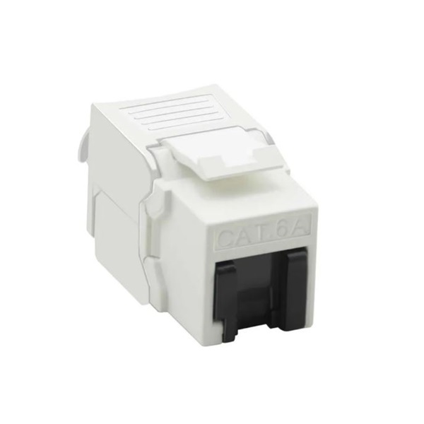 VALUE Keystone csatlakozó, CAT6a, RJ45, UTP, szerszám nélkül szerelhető, fehér
