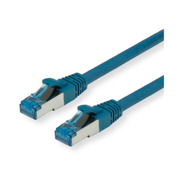 VALUE Patch kábel S/FTP, CAT6A, 1,5m, kék