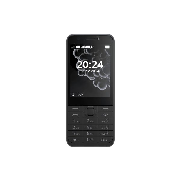 Nokia 230 mobiltelefon, Dual SIM, fekete (TA-1609)