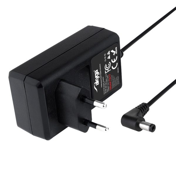 Akyga AK-TB-17 24W univerzális hálózati töltő adapter fekete 5,5×2,5mm