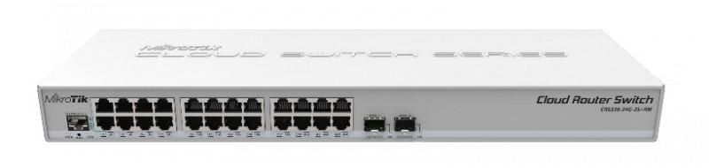 MikroTik Cloud Router Switch 326-24G-2S+RM with 800 MHz CPU, 512MB RAM, 24xGigab