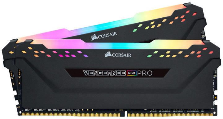 CORSAIR Memória VENGEANCE RGB PRO DDR4 32GB 3200MHz C16 (Kit of 2), fekete