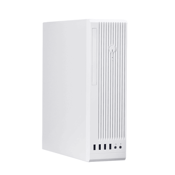 Chieftec UNI mATX slim ház 300W TFX tápegységgel, fehér - BE-10W-300