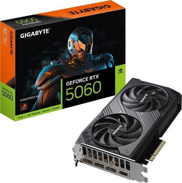 Gigabyte GeForce RTX 5060 WINDFORCE 8GB GDDR7