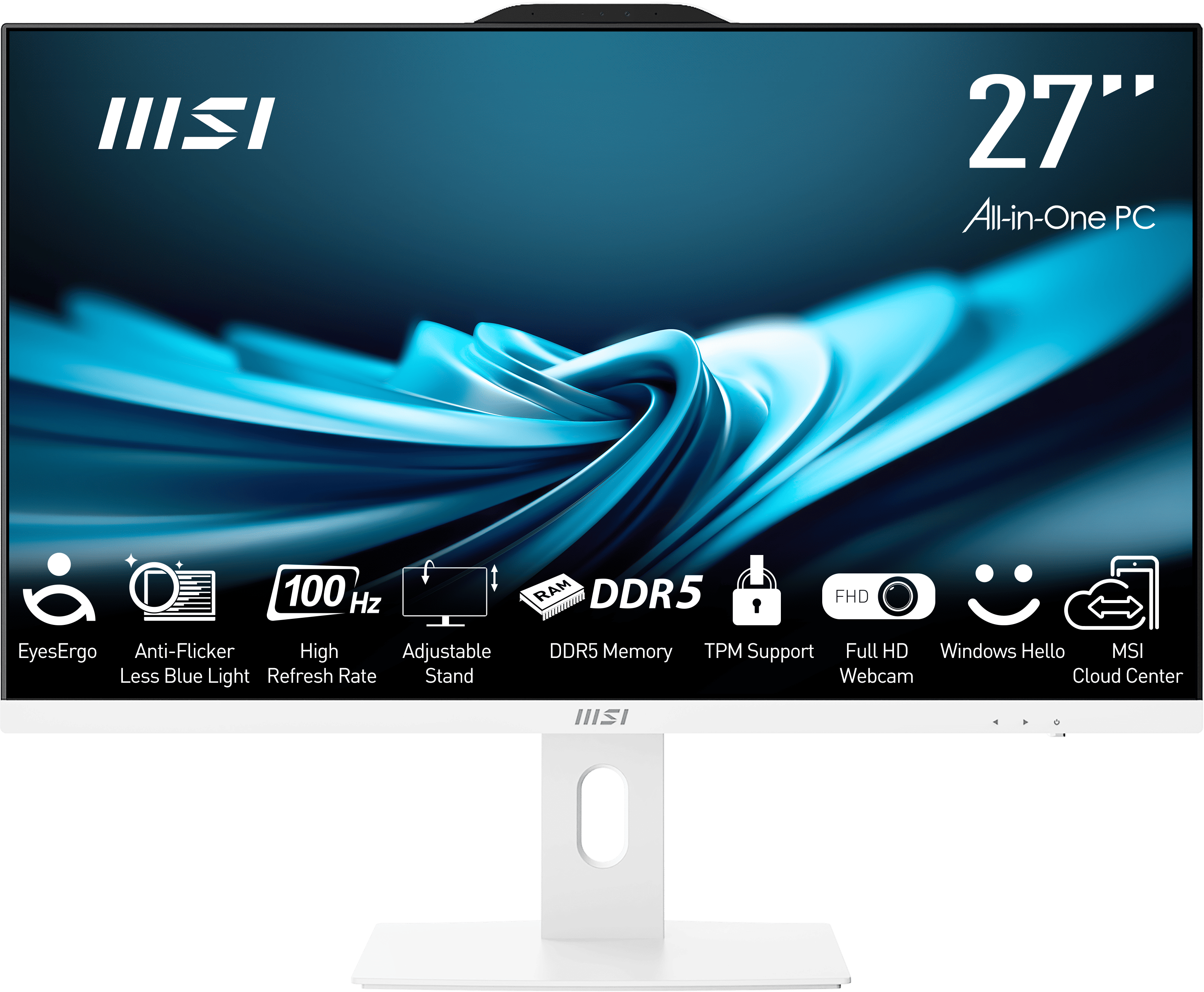 MSI PRO AP272P 14M-868XEU All-in-One PC i5-14400 16GB 512GB fehér