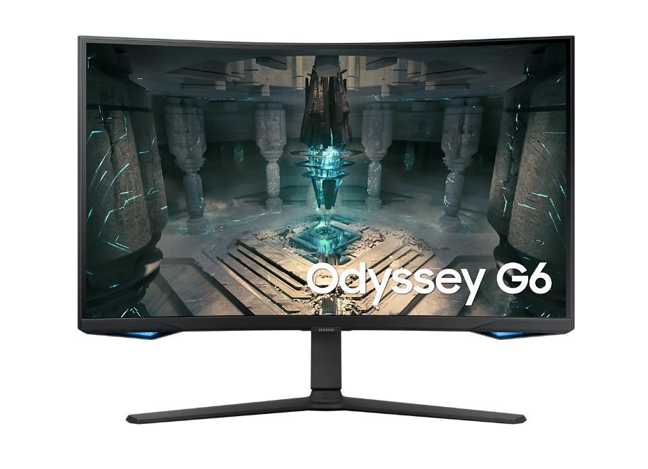 SAMSUNG Ívelt Gaming&Smart 240Hz VA monitor 27" G65B, 2560x1440, 16:9, 350cd/m2, 1ms, DP/2xHDMI/2xUSB/LAN/WiFi/BT, Pivot