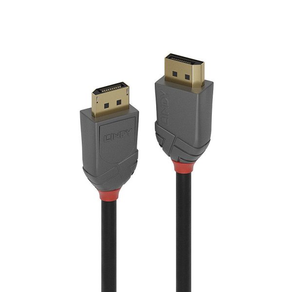 LINDY 1m DisplayPort 1.4 kábel, Anthra Line