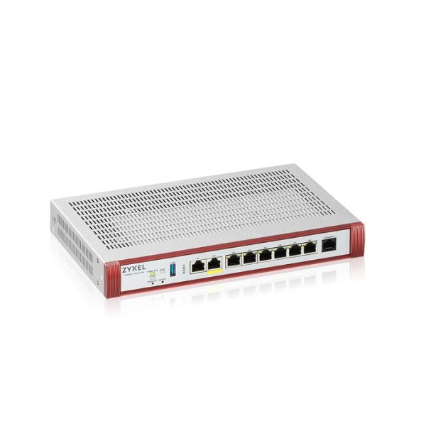 Zyxel USG FLEX200 H Series, User-definable ports with 1*2.5G, 1*2.5G( PoE+) & 6*
