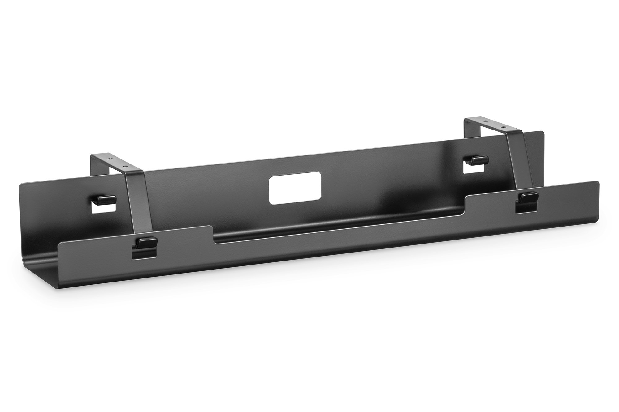 CABLE MANAGEMENT TRAY UNDER-DESK BLACK