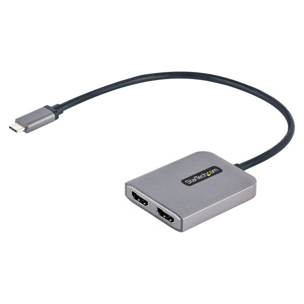 USB C DUAL HDMI MST HUB 4K USB-C MULTI-MONITOR ADAPTER