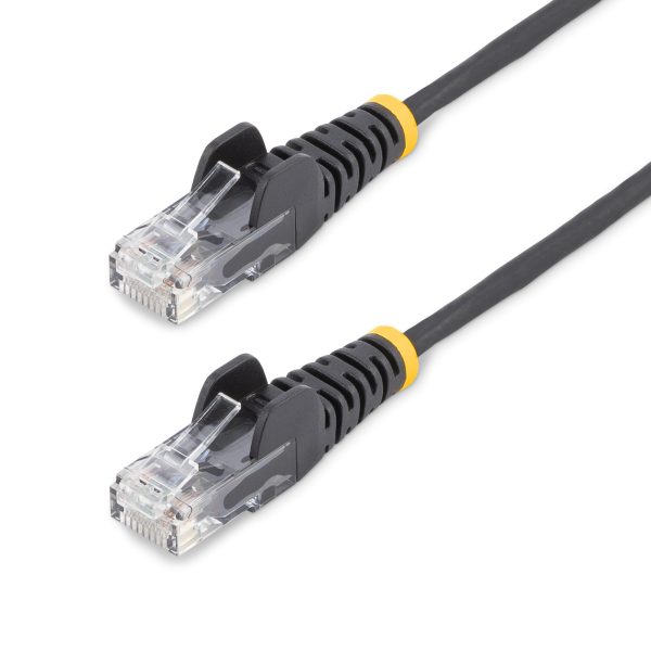 15M BLACK SLIM CAT6 CABLE .