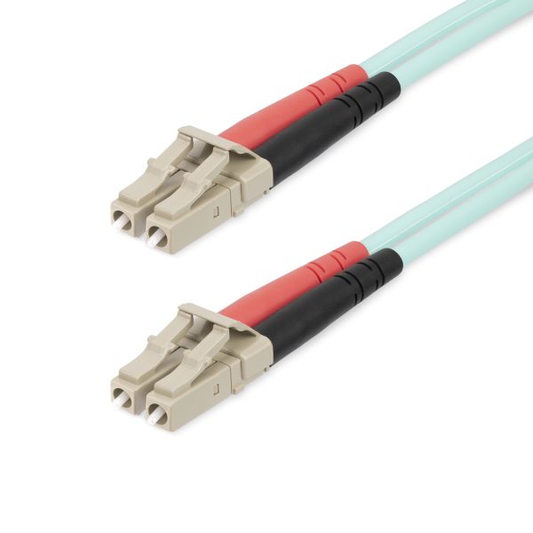 OM4 MULTIMODE FIBER CABLE AQUA - LC/LC - 50/125 - 40/100GB