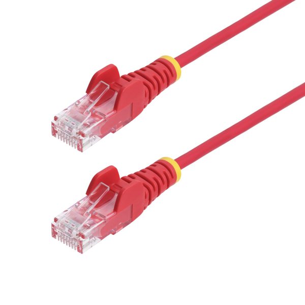 2M RED SLIM CAT6 CABLE .