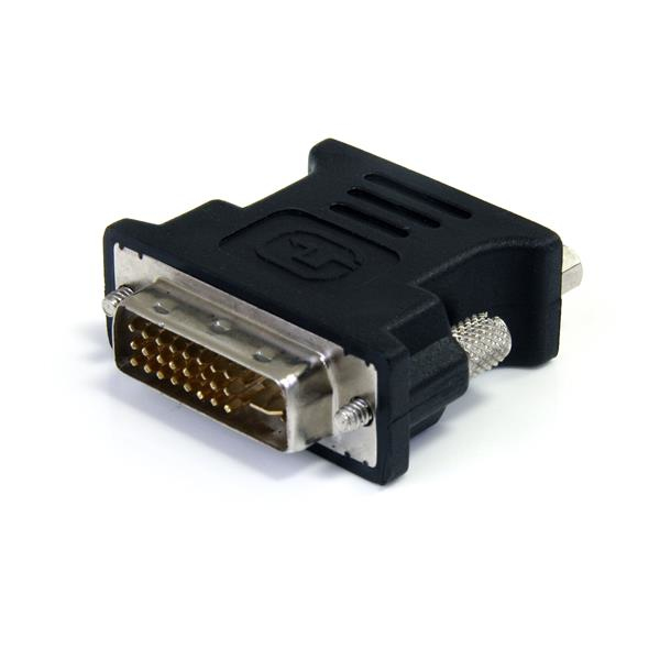 10 PACK DVI MALE TO VGA FEMALE ADAPTERS - BLACK - DVI-I TO VGA