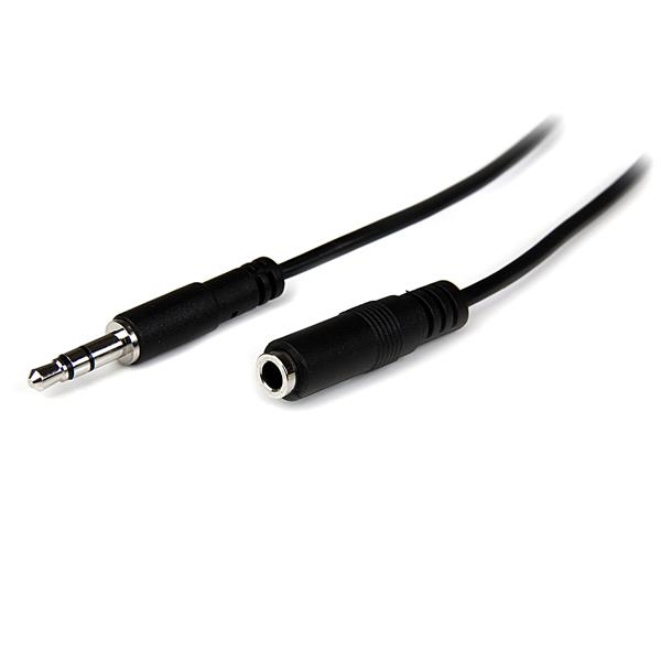 SLIM 3.5MM STEREO EXT CABLE .