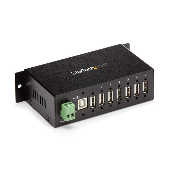 7 PORT RUGGED USB HUB .