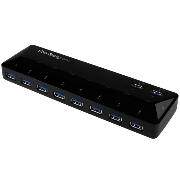 10-PT USB 3.0 HUB W/ CHARGING 2X1.5A CHARGE AND SYNC PORTS