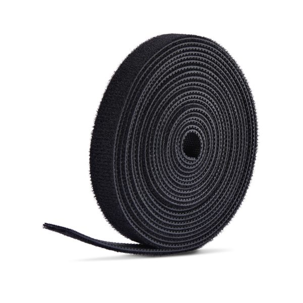 228M KLETTBANDROLLE SCHWARZ LOOP CABLE TIE - 0.5IN WIDE