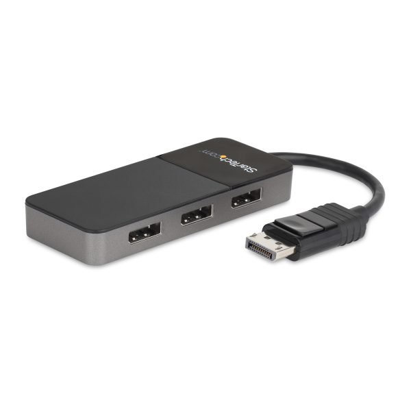 StarTech MST14DP123DP 1.4 3-portos DisplayPort video splitter fekete