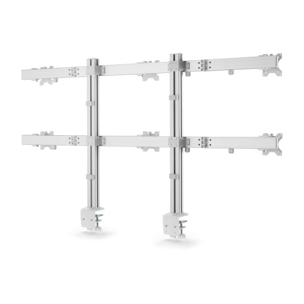 SIX-MONITOR DESK MOUNT/MAX 32 - MAX 32IN SCREENS/17.6LB EACH/V