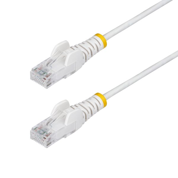 5M WHITE SLIM CAT6 CABLE .