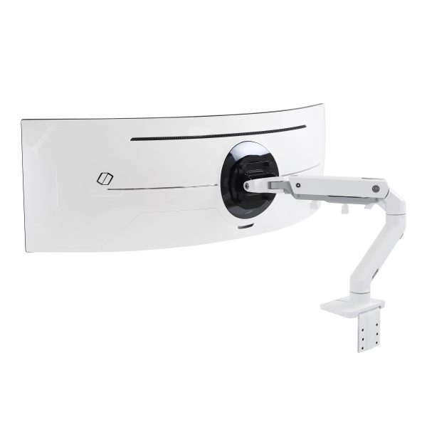 HX DESK MONITOR ARM WITH HD PIVOT WHITE